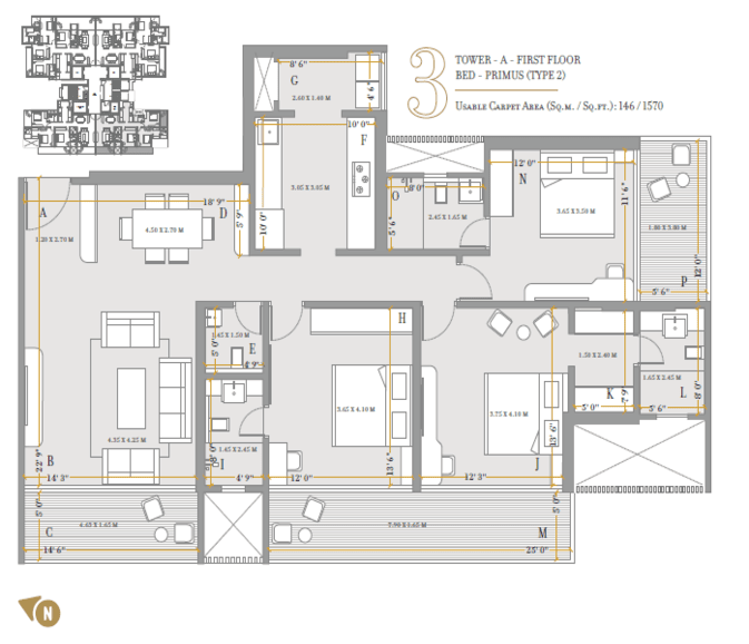 24K Manor Pimple Nilakh is a Ultra Luxurious 3BHK and 4BHK flats